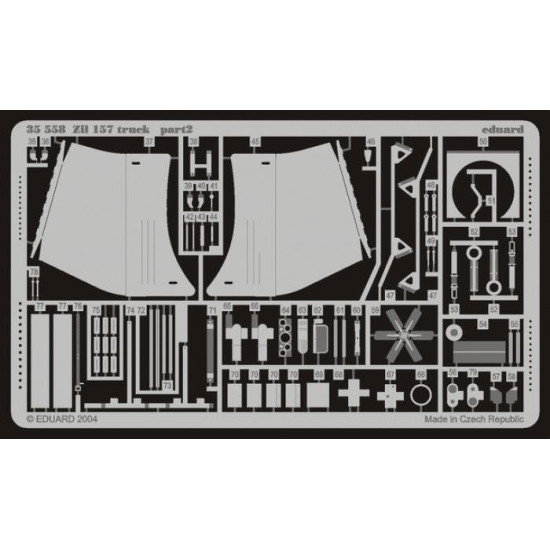 Photoetched set BIG-ED 1/35 SA-2 missile & ZiL-157 truck, for Trumpeter kit 1/35 Eduard BIG-3529