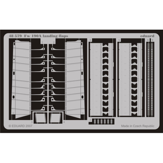 Photoetched set BIG-ED 1/48 Fw 190A-5, for Eduard kit 1/48 Eduard BIG-4877