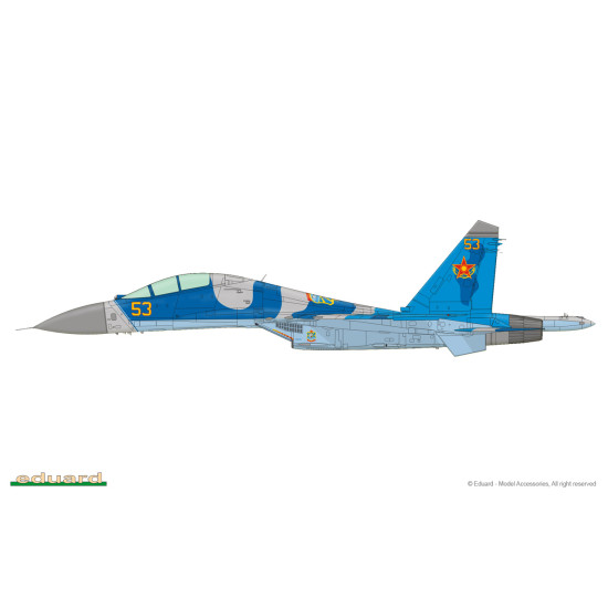 Sukhoi Su-27UB, Limited edition 1/48 Eduard - 1168