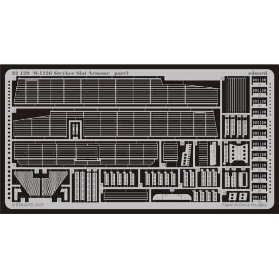 Photoetched set M-1126 Stryker, for Trumpeter kit 1/72 Eduard 22129