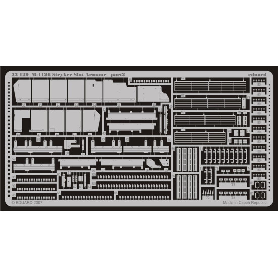 Photoetched set M-1126 Stryker, for Trumpeter kit 1/72 Eduard 22129