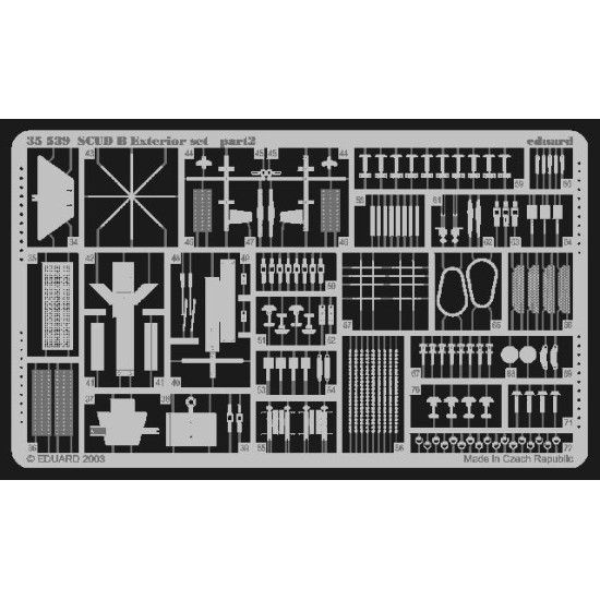 Photoetched set SCUD B exterior, for Dragon kit 1/35 Eduard 35539