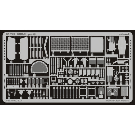 Photoetched set BMD-2, for Eastern Express kit 1/35 Eduard 35729