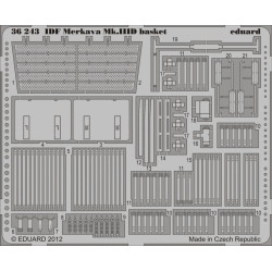Photoetched set IDF Merkava Mk.IIID basket, for Meng kit 1/35 Eduard 36243