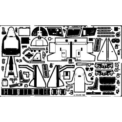 Photoetched set Hurricane Mk.I, for Airfx kit 1/48 Eduard 48169