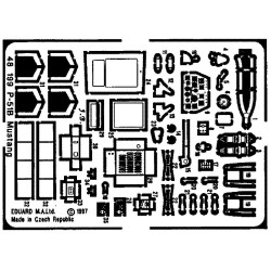 Photoetched set P-51B Mustang, for Tamiya kit 1/48 Eduard 48199