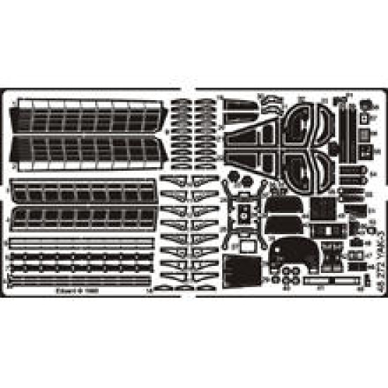 Photoetched set Yak-3, for Eduard kit 1/48 Eduard 48272