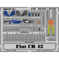 Photoetched set Fiat CR-42, for Italeri kit 1/48 Eduard 49332