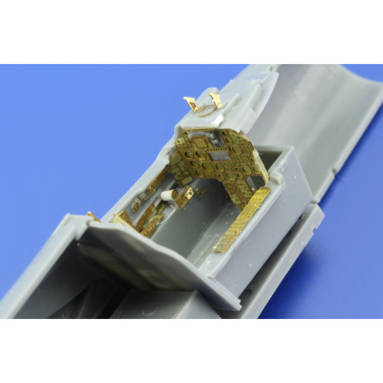 Photoetched set MiG-23MF interior (self adhesive), for Trumpeter kit 1/48 Eduard 49663