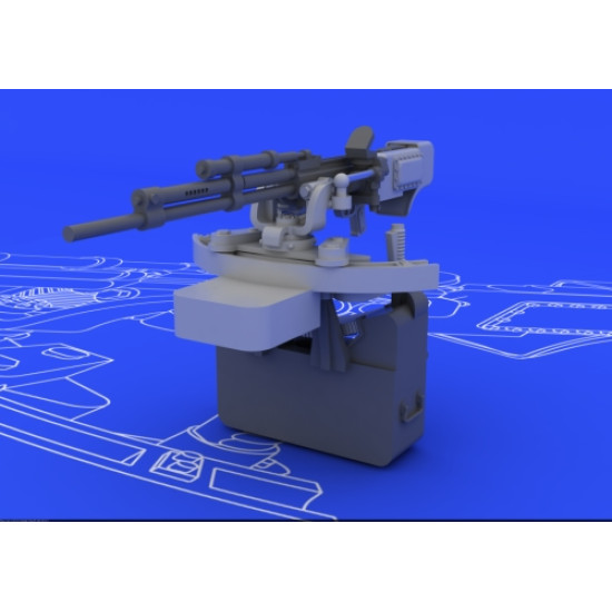 Brassin Ilyushin Il-2 UBT gun, for Tamiya kit 1/48 Eduard 648079