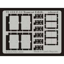 Photoetched set F-14A/B Tomcat F.O.D., for Hasegawa kit 1/72 Eduard EDU-72410