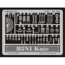 Photoetched set B5N1 Kate, for Hasegawa kit 1/48 Eduard FE162