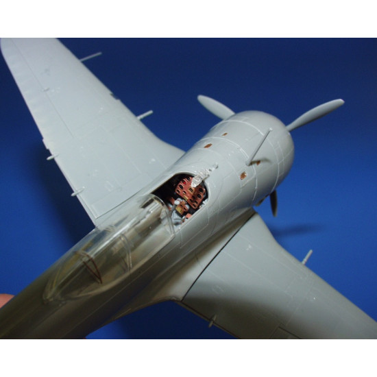 Photoetched set Ki-44, for Hasegawa kit 1/48 Eduard FE163