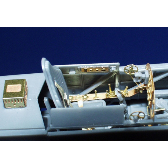 Photoetched set Yak-1, for Accurate Miniatures kit kit 1/48 Eduard FE166