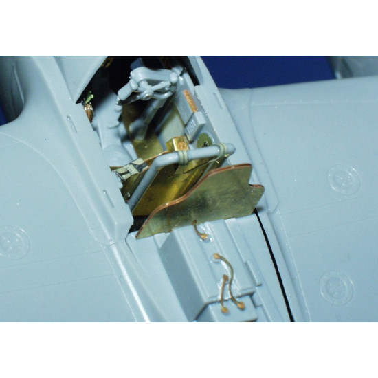 Photoetched set P-38J Color, for Hasegawa kit 1/48 Eduard FE208