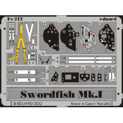 Photoetched set Swordfish Mk.I Color, for Tamiya kit 1/48 Eduard FE212