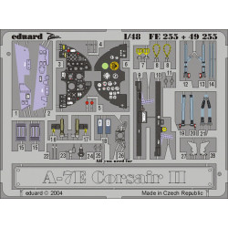 Photoetched set A-7E Corsair II, for Hasegawa kit 1/48 Eduard FE255