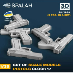 Spalah 17835 1/35 Glock-17 Pistols 5 Pcs Set Of Scale Models