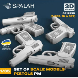 Spalah 17935 1/35 Pm Pistols 5 Pcs Set Of Scale Models