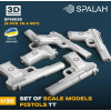 Spalah 18035 1/35 Tt Pistols 5 Pcs Set Of Scale Models