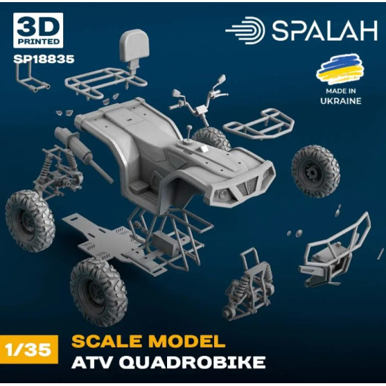 Spalah 18835 1/35 Atv Quadrobike Scale Model