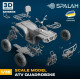 Spalah 18835 1/35 Atv Quadrobike Scale Model