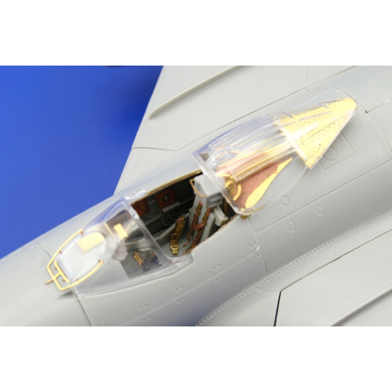 Photoetched set Mig-17PF Color, for HobbyBoss kit 1/48 Eduard FE449