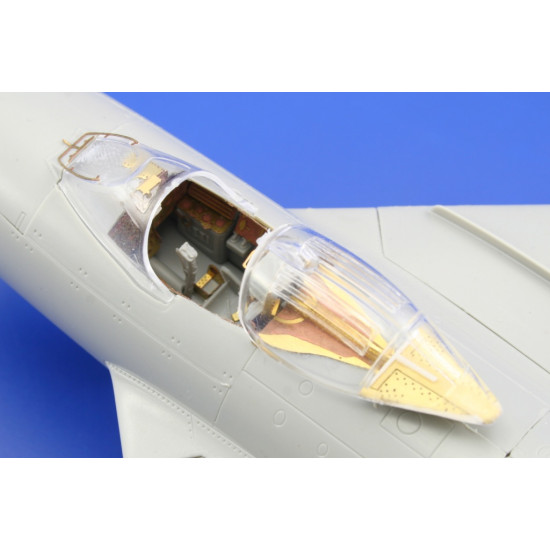 Photoetched set Mig-17PF Color, for HobbyBoss kit 1/48 Eduard FE449