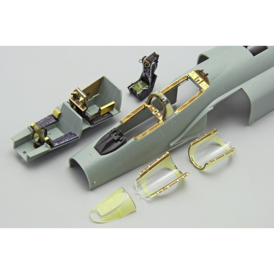Photoetched set F-4B Phantom interior (self adhesive), for Academy kit 1/48 Eduard FE644