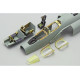 Photoetched set F-4B Phantom interior (self adhesive), for Academy kit 1/48 Eduard FE644