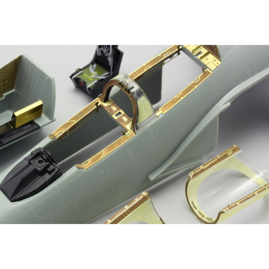 Photoetched set F-4B Phantom interior (self adhesive), for Academy kit 1/48 Eduard FE644