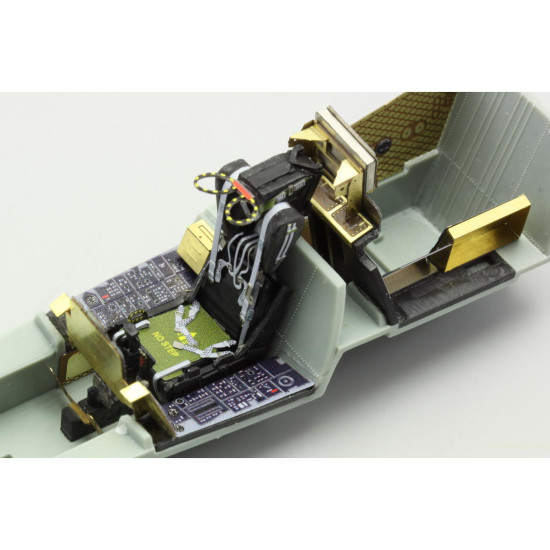 Photoetched set F-4B Phantom interior (self adhesive), for Academy kit 1/48 Eduard FE644