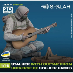 Spalah 10016 1/16 Stalker With Guitar From Universe Of Stalker Games