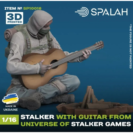 Spalah 10016 1/16 Stalker With Guitar From Universe Of Stalker Games