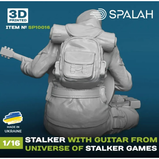 Spalah 10016 1/16 Stalker With Guitar From Universe Of Stalker Games