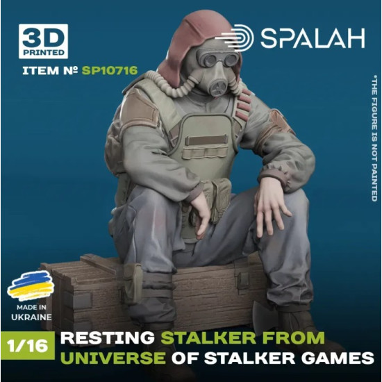 Spalah 10716 1/16 Resting Stalker From Universe Of Stalker Games