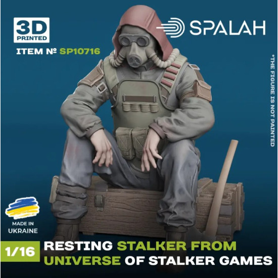 Spalah 10716 1/16 Resting Stalker From Universe Of Stalker Games