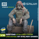 Spalah 10716 1/16 Resting Stalker From Universe Of Stalker Games