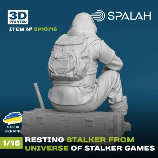 Spalah 10716 1/16 Resting Stalker From Universe Of Stalker Games