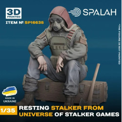 Spalah 16635 1/35 Resting Stalker From Universe Of Stalker Games