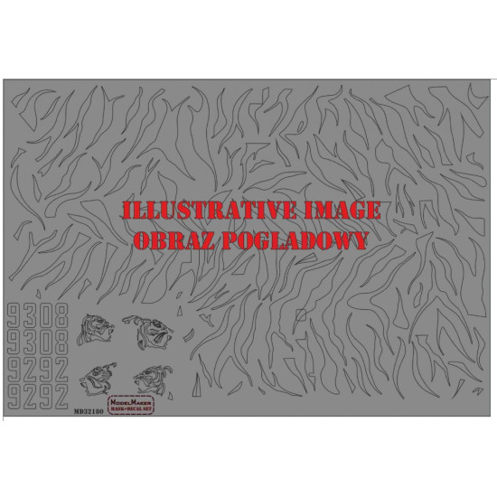 Modelmaker Md32180 1/32 Polish Mig-21um Tiger Schemes Part 1 Modelmaker Md32180 1/32 Polish Mig-21um Tiger Schemes Part 1