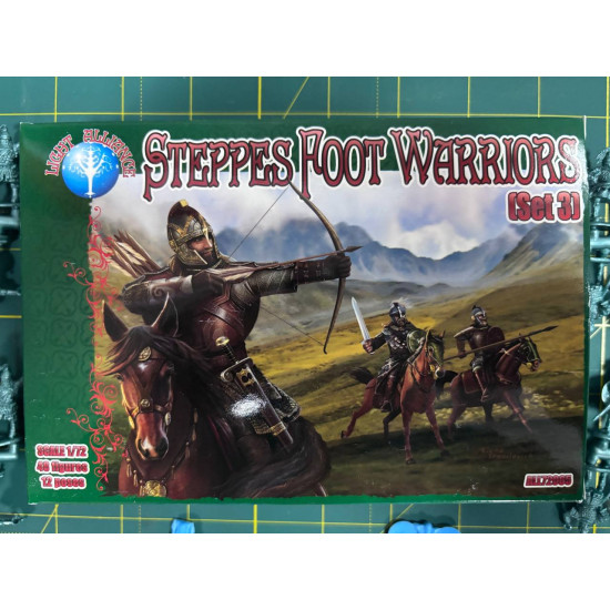 Alliance 72065 1/72 Steppes Foot Warriors Set 3 Figures Model Kit