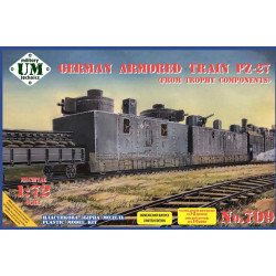 Umt 709 1/72 German Armored Train Pz-27 From Trophy Components