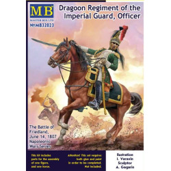 Master Box 32023 1/32 Dragoon Regiment Of The Imperial Guard The Battle Of Friedland June 14 1807 Officer Senior Sergeant Napoleonic Wars Series