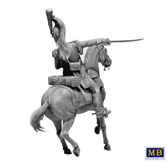 Master Box 32023 1/32 Dragoon Regiment Of The Imperial Guard The Battle Of Friedland June 14 1807 Officer Senior Sergeant Napoleonic Wars Series