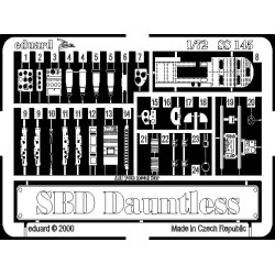 Photoetched set SBD Dauntless, for Hasegawa kit 1/72 Eduard SS145