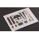 Kelik K72170 1/72 F-117a Nighthawk Interior 3d Decals For Hasegawa Kit Kelik K72170 1/72 F-117a Nighthawk Interior 3d Decals For Hasegawa Kit