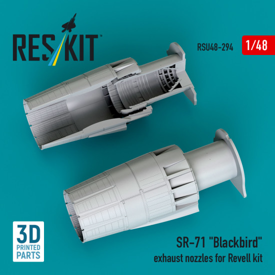 Reskit Rsu48-0294 1/48 Sr-71 Blackbird Exhaust Nozzles For Revell Kit Reskit Rsu48-0294 1/48 Sr-71 Blackbird Exhaust Nozzles For Revell Kit