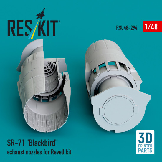 Reskit Rsu48-0294 1/48 Sr-71 Blackbird Exhaust Nozzles For Revell Kit Reskit Rsu48-0294 1/48 Sr-71 Blackbird Exhaust Nozzles For Revell Kit