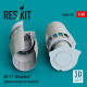 Reskit Rsu48-0294 1/48 Sr-71 Blackbird Exhaust Nozzles For Revell Kit Reskit Rsu48-0294 1/48 Sr-71 Blackbird Exhaust Nozzles For Revell Kit
